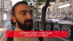 Hansı işlər rüşvətsiz alınmır?