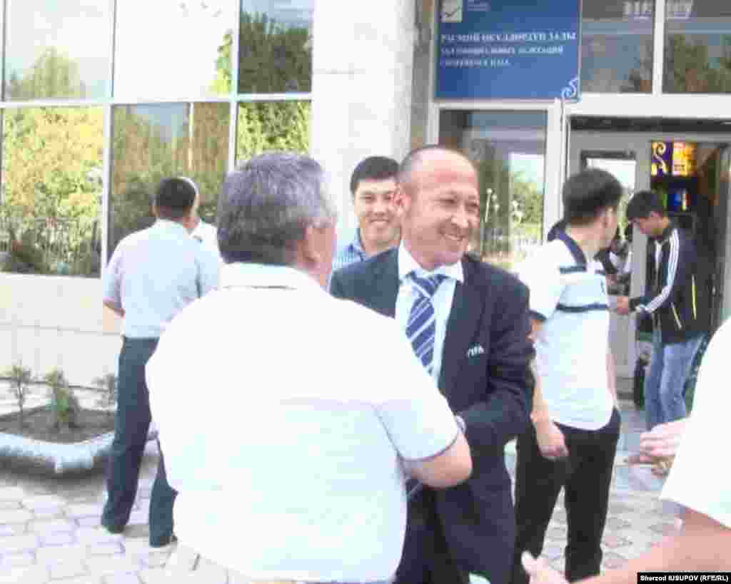 Kyrgyzstan - Meeting FIFA referee Bahadir Kochkarov in Osh